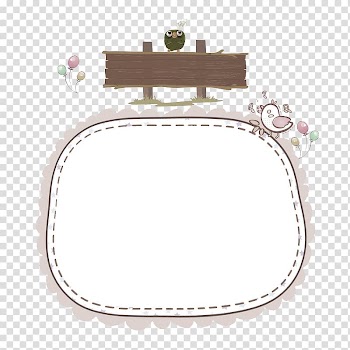 White and brown clip cart, Cartoon Speech balloon Dialog box, Brown cartoon frame border texture transparent background PNG clipart
