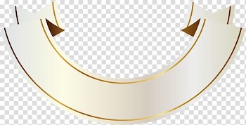 White and gold ribbon banner illustration, Ribbon Material, ribbon transparent background PNG clipart