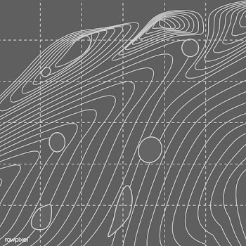 White and gray abstract contour line map | Free stock vector - 554172