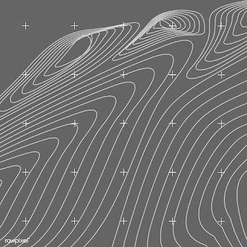 White and gray abstract contour line map | Free stock vector - 554173