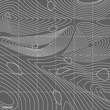 White and gray abstract contour line map | Free stock vector - 554186