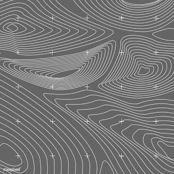 White and gray abstract contour line map | Free stock vector - 554234