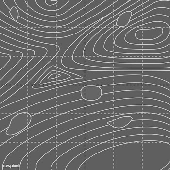 White and gray abstract contour line map | Free stock vector - 554313