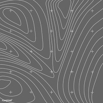White and gray abstract contour line map | Free stock vector - 554339