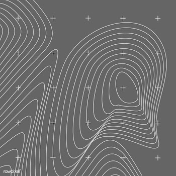 White and gray abstract contour line map | Free stock vector - 554362