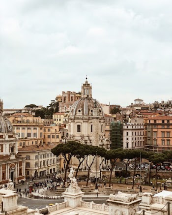 White and Gray Cathedral and Buildings