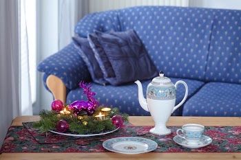 White and Gray Ceramic Teapot
