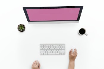 White and Gray Magic Keyboard