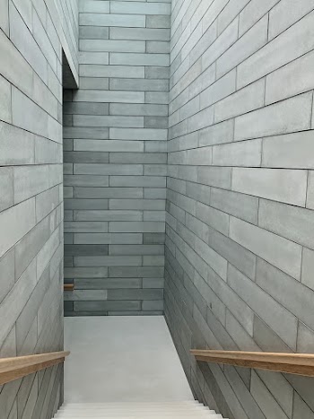White and Gray Tiled Floor