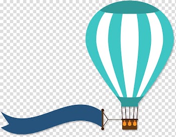 White and green air balloon illustration, Airplane Hot air balloon Flight, Balloon flag transparent background PNG clipart