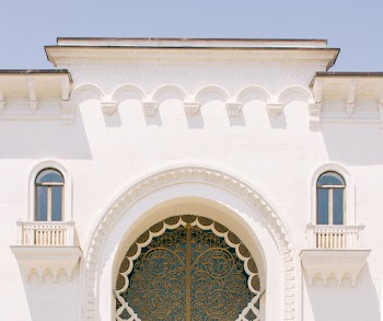 White and Green Concrete Building