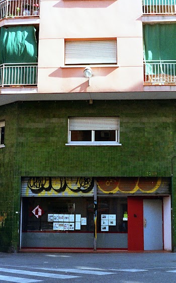White and Green Concrete Building