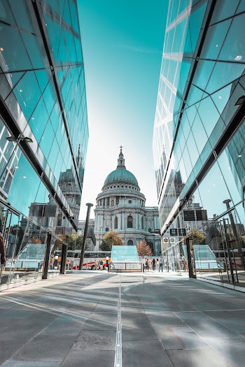 White and Green Dome Building