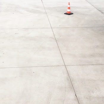 White And Orange Road Safety Cone 