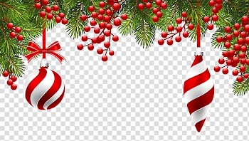 White and red bauble illustration, Christmas Gift , Christmas Pine Decoration transparent background PNG clipart