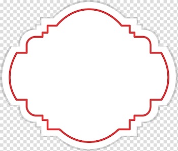 White and red boarder illustration, illustration Illustration, Chevron style background frame transparent background PNG clipart