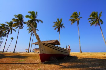 White and Red Boat