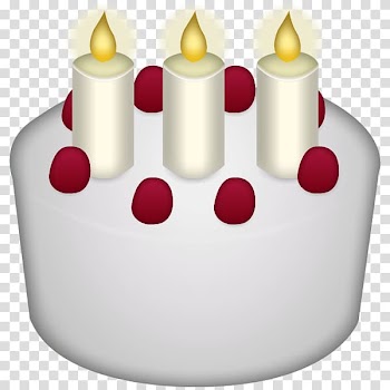 White and red cake with candles illustration, Birthday cake Emoji Sticker, birthday cake transparent background PNG clipart