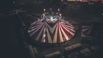 White And Red Circus Tent