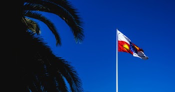 White and Red Flag