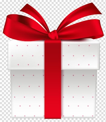 White and red present box , Gift wrapping Box Gift basket , White Gift Box with Red Bow transparent background PNG clipart