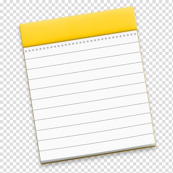 White and yellow lined paper , material notebook yellow paper product, Notes transparent background PNG clipart
