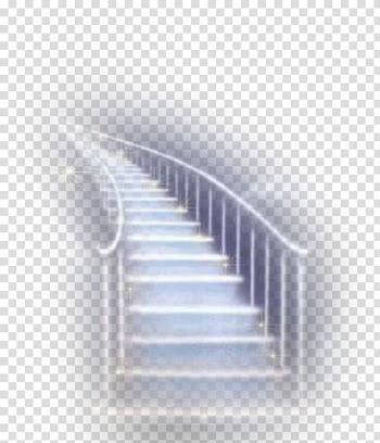 White and yellow staircase illustration, Stairway to Heaven Animation Stairs, Animation transparent background PNG clipart