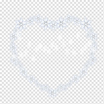 White Area Heart Pattern, Love Frame transparent background PNG clipart