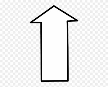 White Arrow Clipart - White Arrow Pointing Up