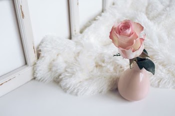 white artificial flower