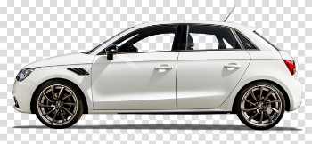 White Audi Free PNG Image