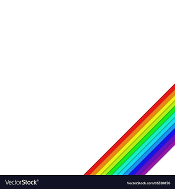 White background corner design with diagonal vector image