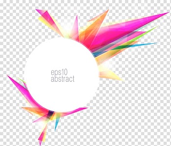 White background with text overlay, Abstract art Color gradient, Colorful cone material transparent background PNG clipart