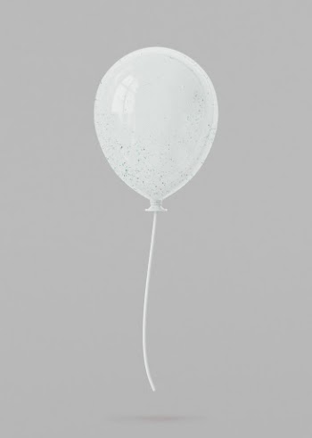 White balloon clipart, 3d birthday | Free Photo - rawpixel
