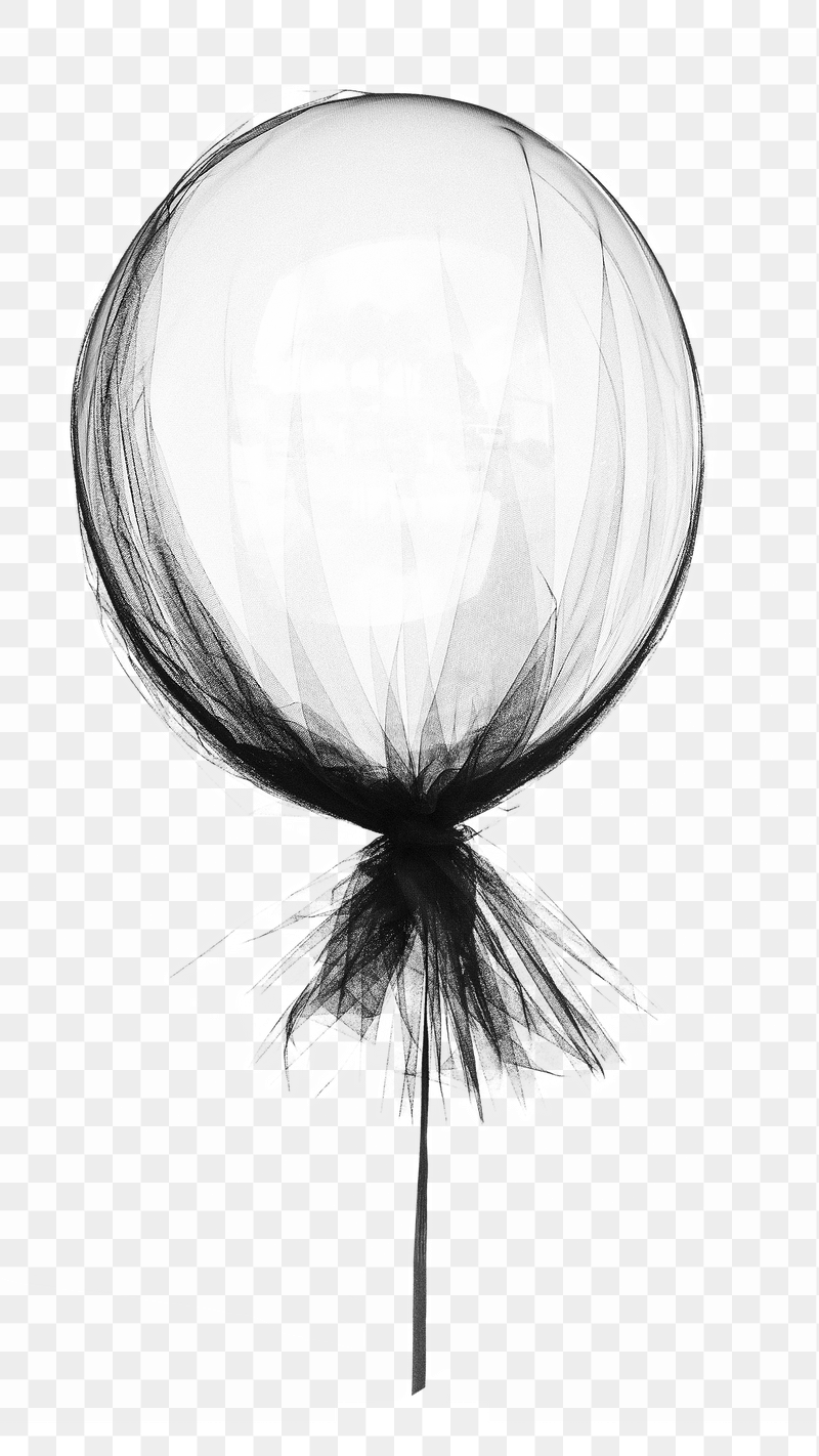 White balloon png sticker, transparent | Free PNG - rawpixel