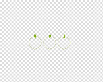 White Banner Google Textile, Green Frame transparent background PNG clipart