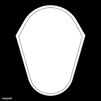 White Baroque shield elements vector | Free stock vector - 535366