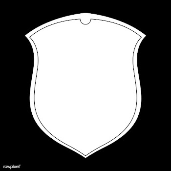 White Baroque shield elements vector | Free stock vector - 535375