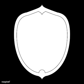 White Baroque shield elements vector | Free stock vector - 535387