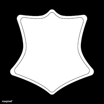 White Baroque shield elements vector | Free stock vector - 535393