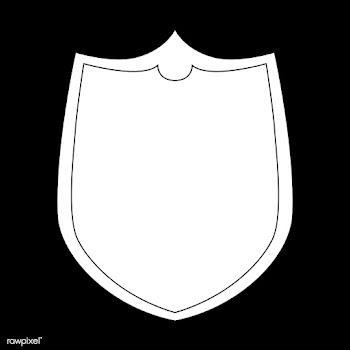 White Baroque shield elements vector | Free stock vector - 535400