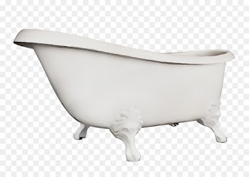 white bathtub furniture chair table