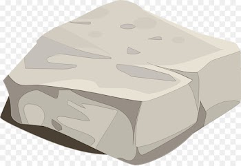 white beige rock rectangle