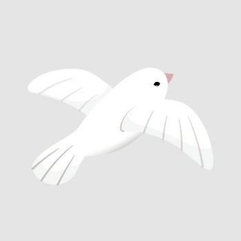 White bird clipart, cute cartoon | Free PSD Illustration - rawpixel