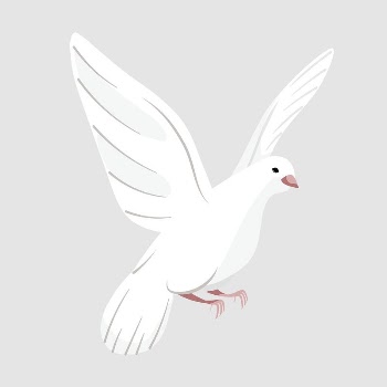 White bird clipart, cute cartoon | Free PSD Illustration - rawpixel