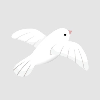 White bird collage element, cute | Free Vector Illustration - rawpixel