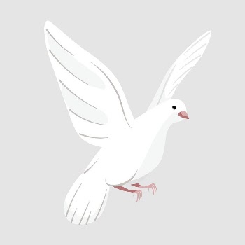 White bird collage element, cute | Free Vector Illustration - rawpixel