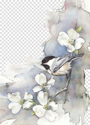 White bird on tree branch illustration, Bird Watercolor painting Drawing Art, Creative Arts Watercolor transparent background PNG clipart