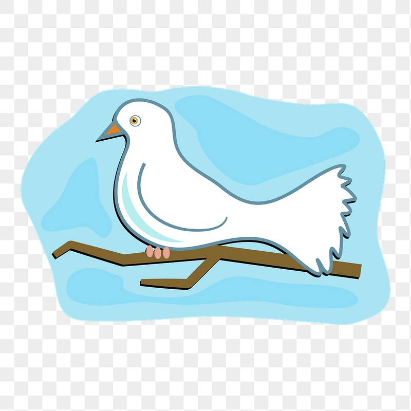 White bird png sticker illustration, | Free PNG - rawpixel