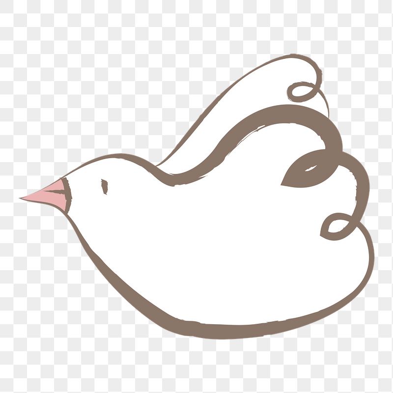 White bird png sticker, pastel | Free PNG Illustration - rawpixel